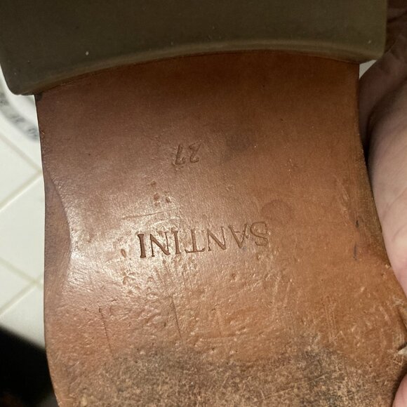 Santini Square toe boots